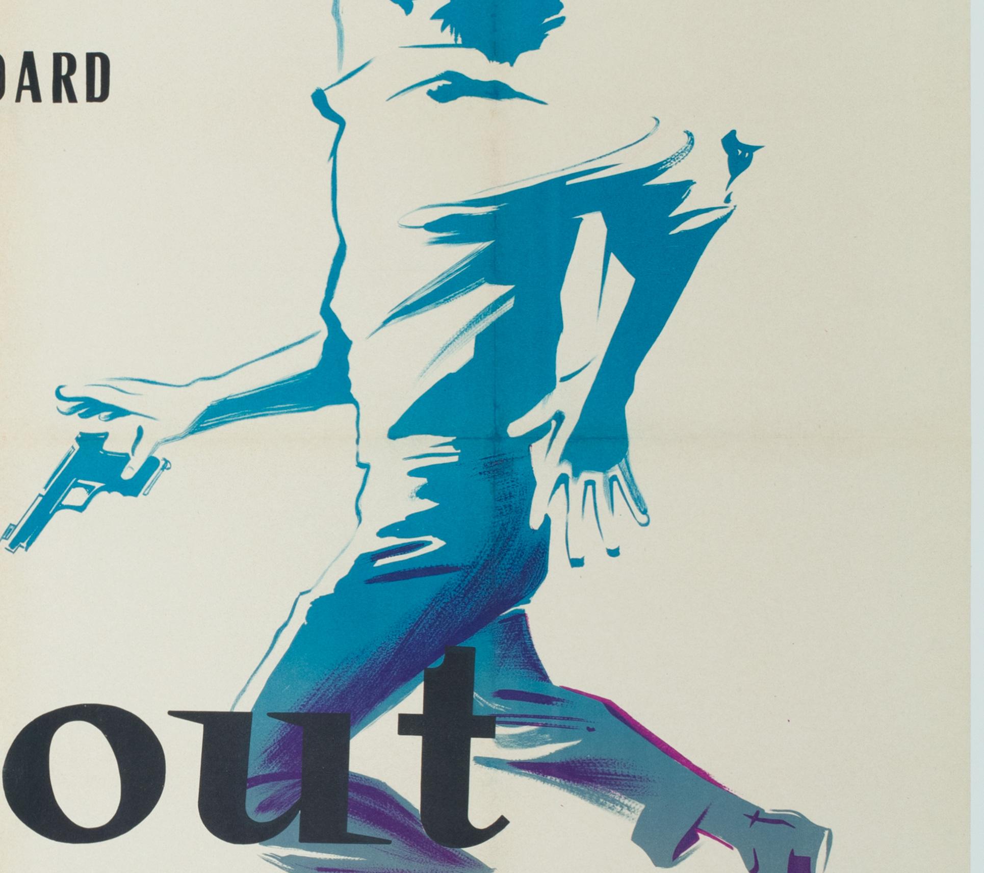 A BOUT DE SOUFFLE 1960 Französisches Grande-Filmplakat, Filmplakat, CLEMENT HUREL im Angebot 1