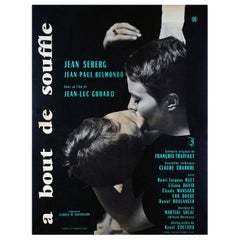 Vintage À Bout De Souffle, 1960 Poster