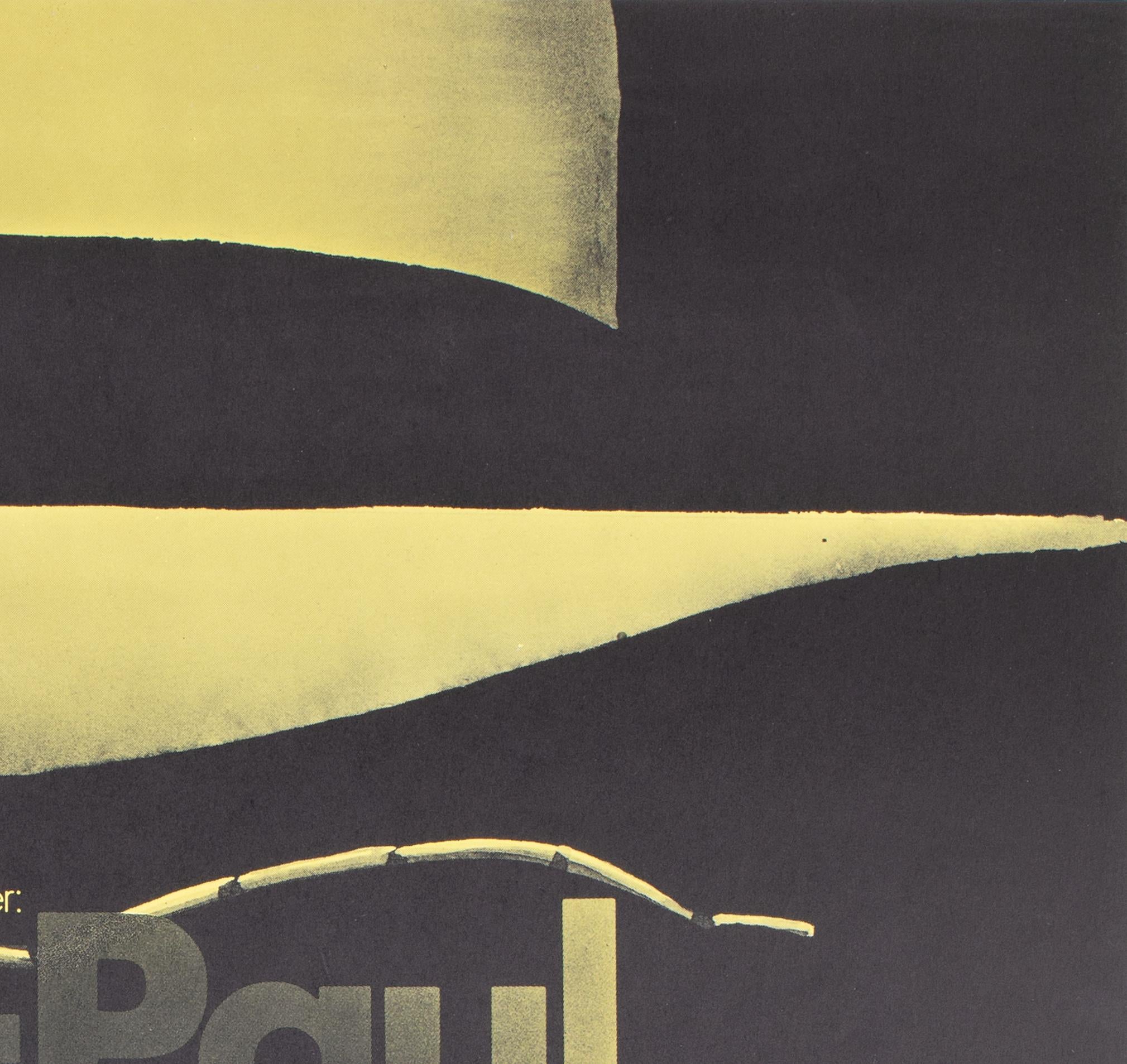 20th Century A Bout de Souffle R1960s German A1 Film Movie Poster, Hans Hillmann For Sale