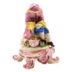 Figure d'A Winter en porcelaine Bow, vers 1765