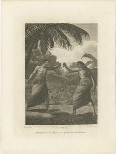 A Boxing Match, in Hapaee, One of the Hawaii Islands, circa 1780