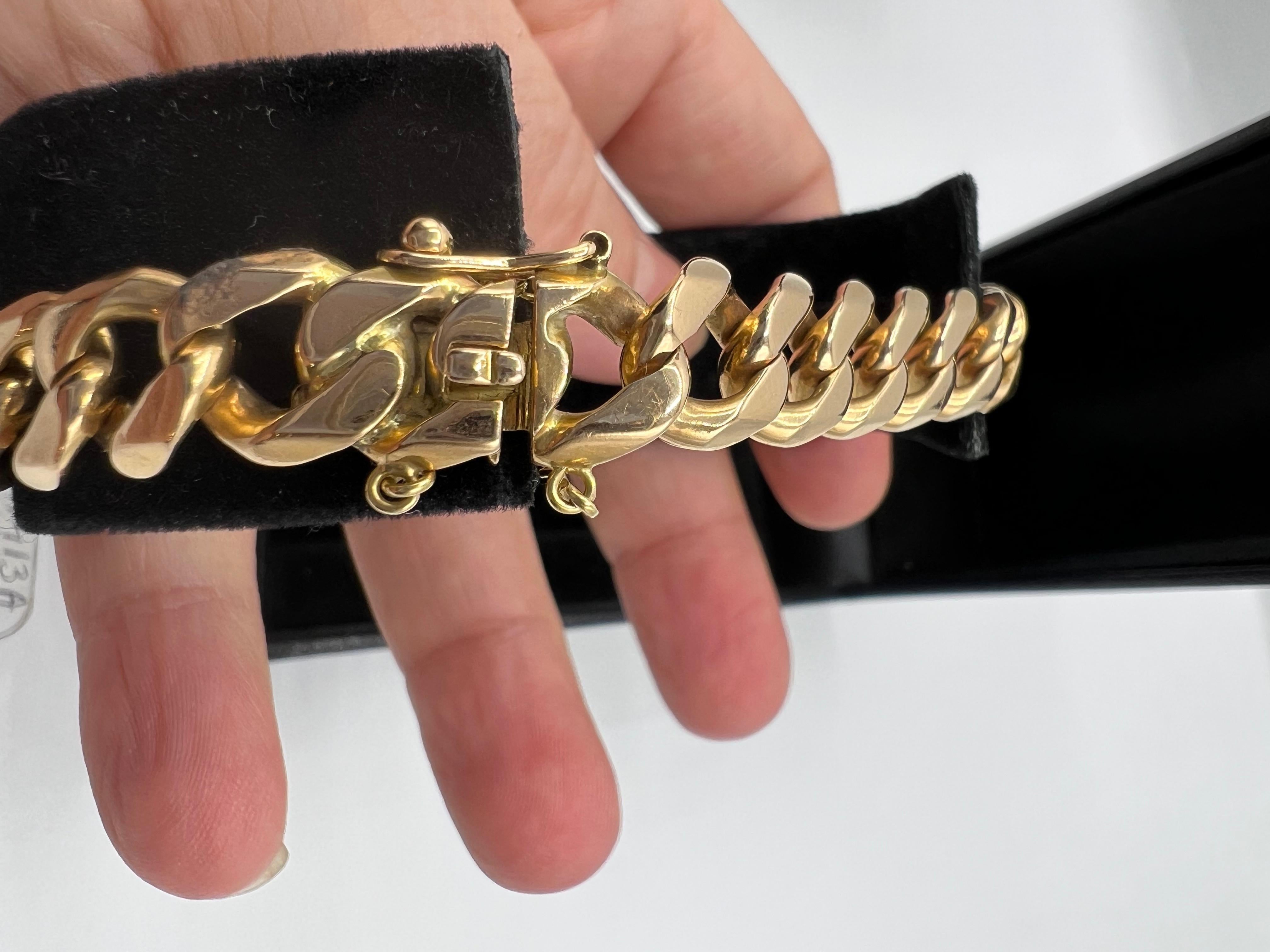 Bracelet in 18 Carat Gold, Solid Gold, Total Weight: 44.60 Grams 1