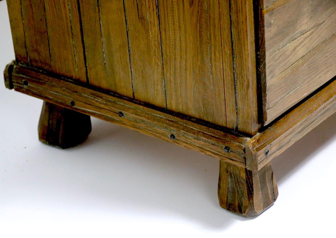 A. Brandt Ranch Oak Cowboy Modern Desk 2 Available In Good Condition In New York, NY