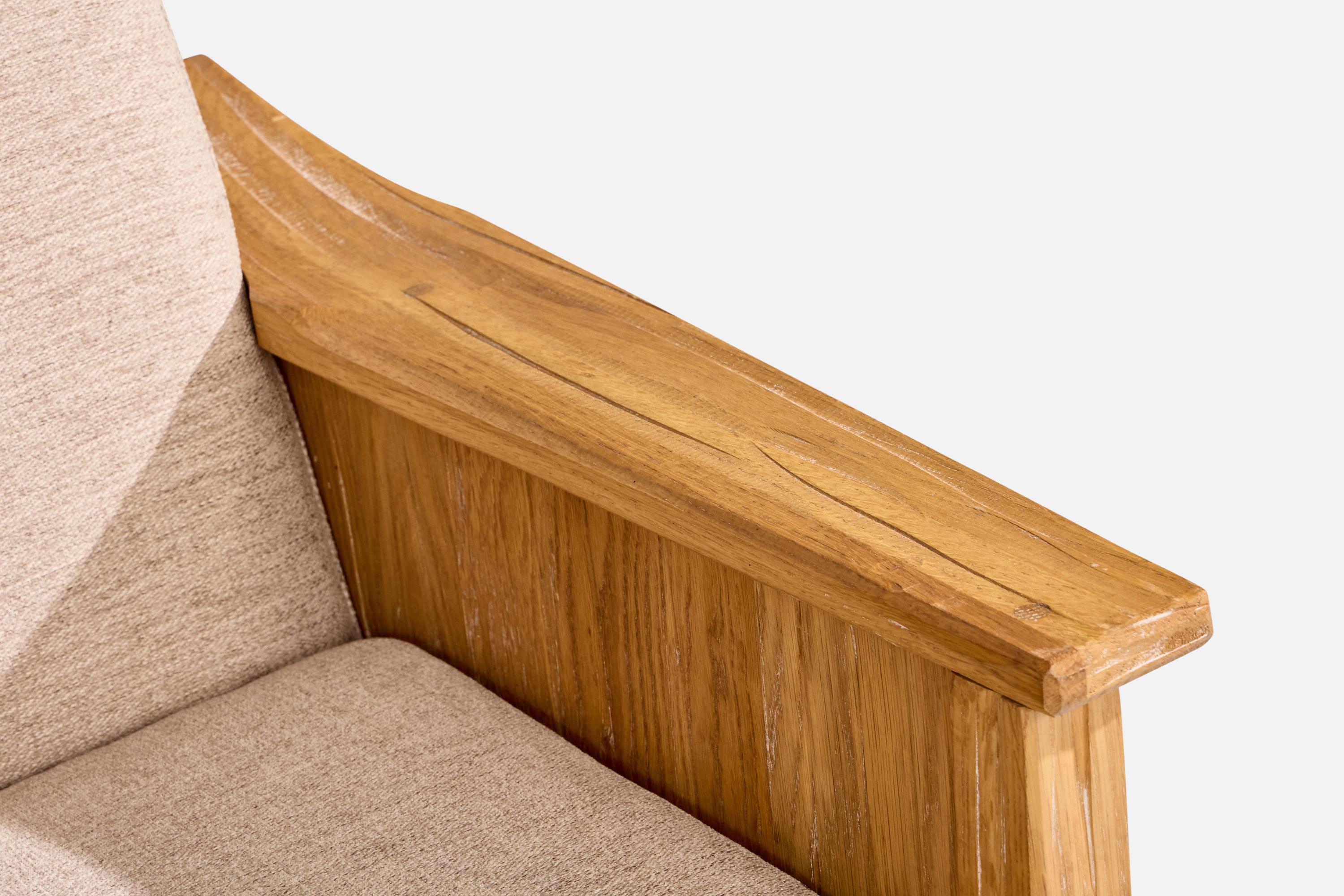 A. Brandt Ranch Oak, chaises longues, tissu, Oak, USA, années 1950 en vente 2