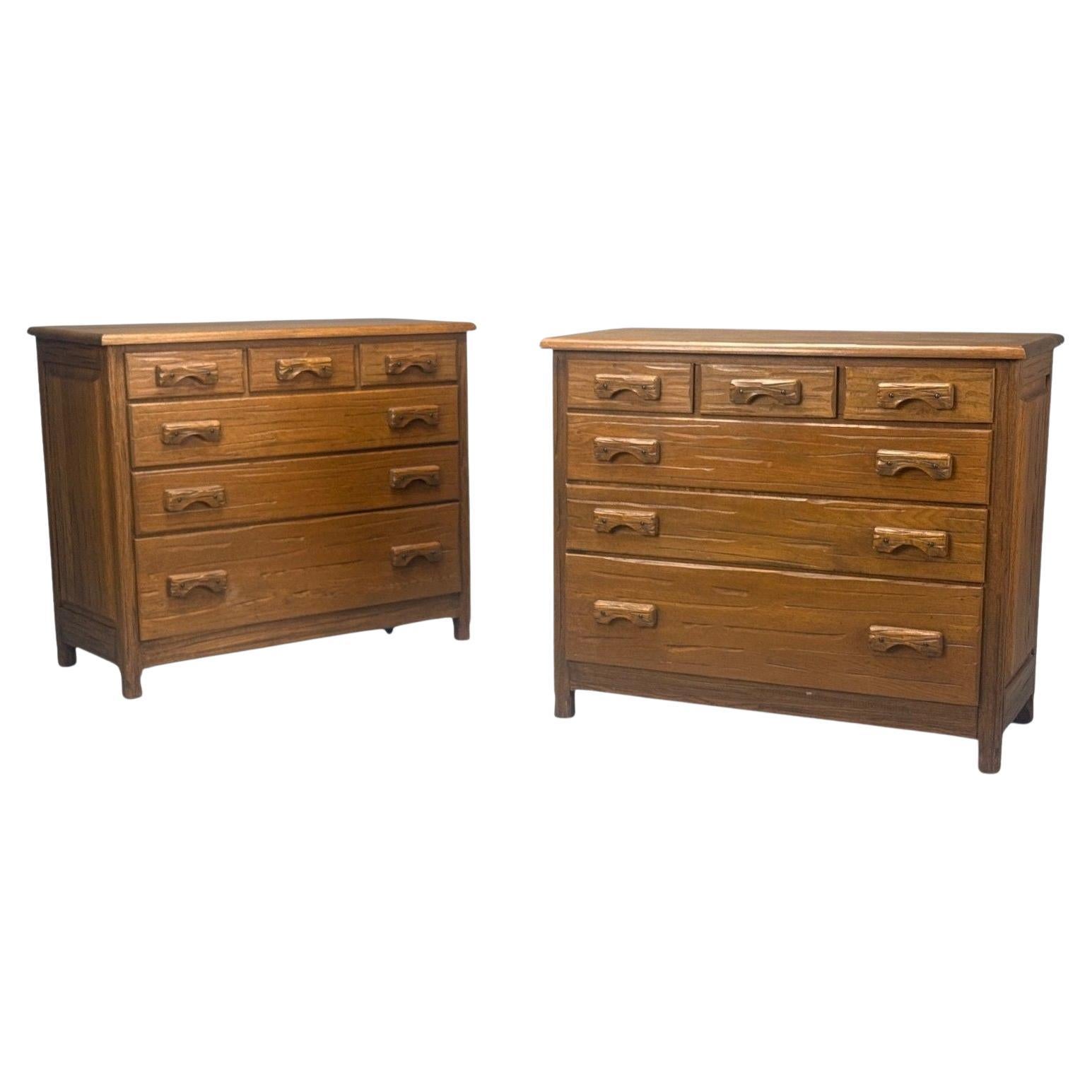 A. Brandt Ranch Oak, Oak, Chest of Drawers, USA, 1950s