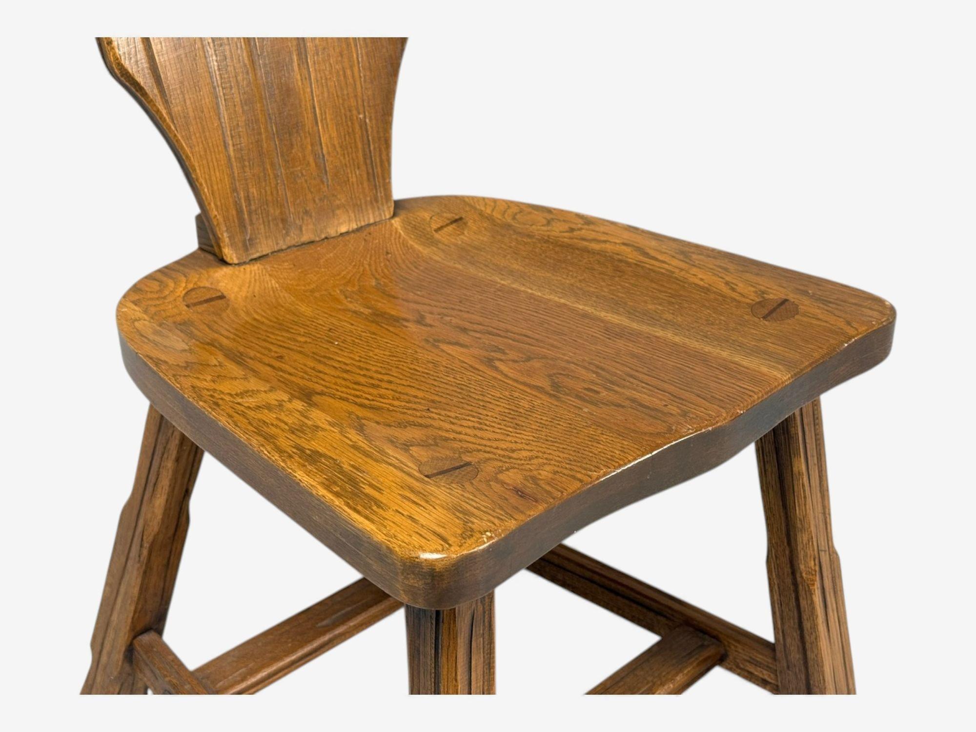 A. Brandt Ranch Oak, Oak, Scrivania e sedia, USA, anni '50 in vendita 4