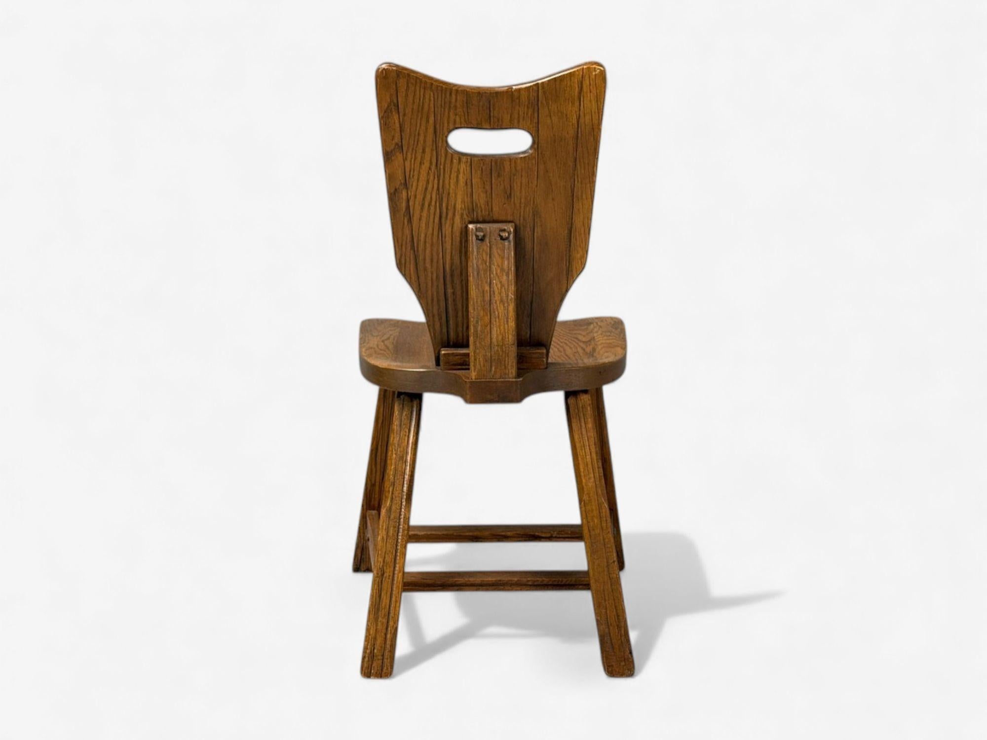 A. Brandt Ranch Oak, Oak, Scrivania e sedia, USA, anni '50 in vendita 5