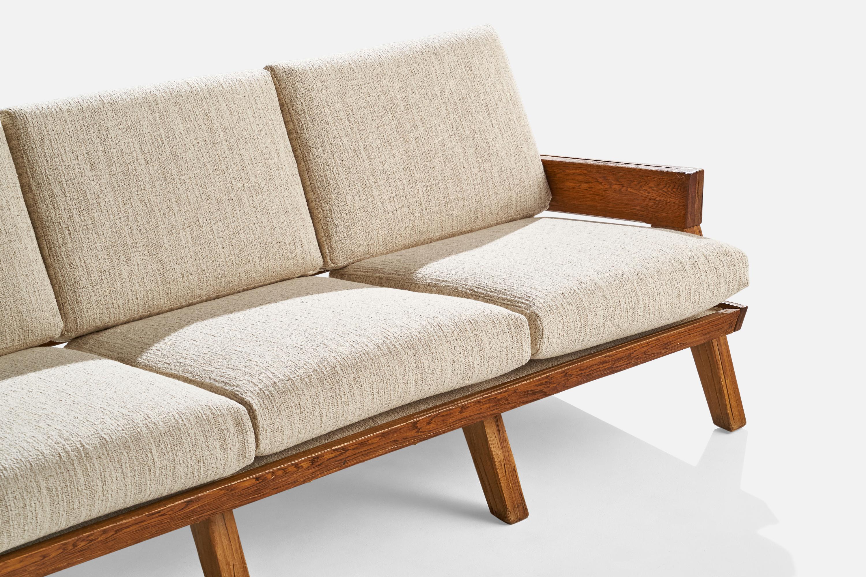A. Brandt Ranch Oak, Sofa Fabric, Oak, USA, 1950s For Sale 1