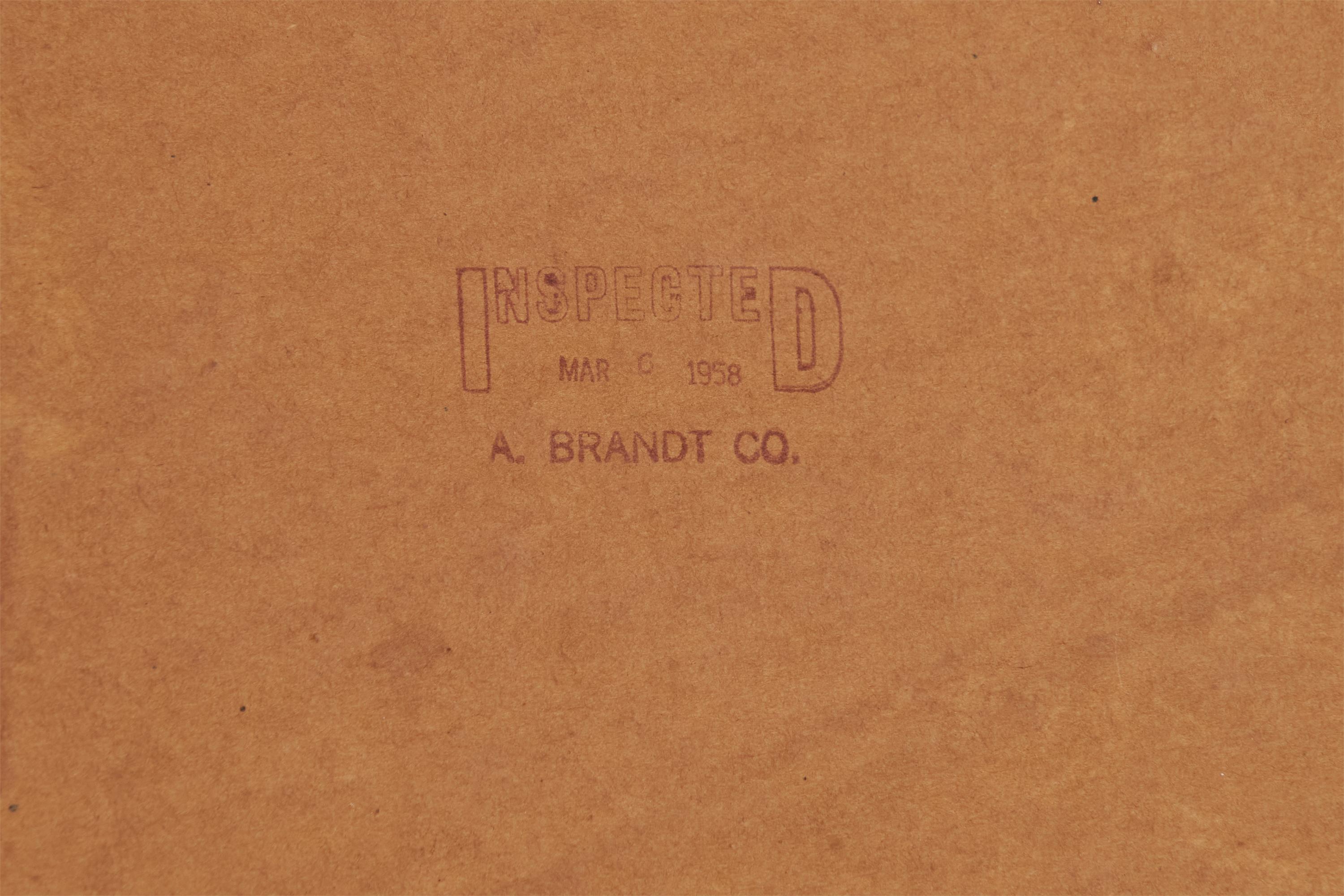 A. Brandt Ranch Oak, Wandspiegel, Eiche, USA, 1958 (Eichenholz) im Angebot
