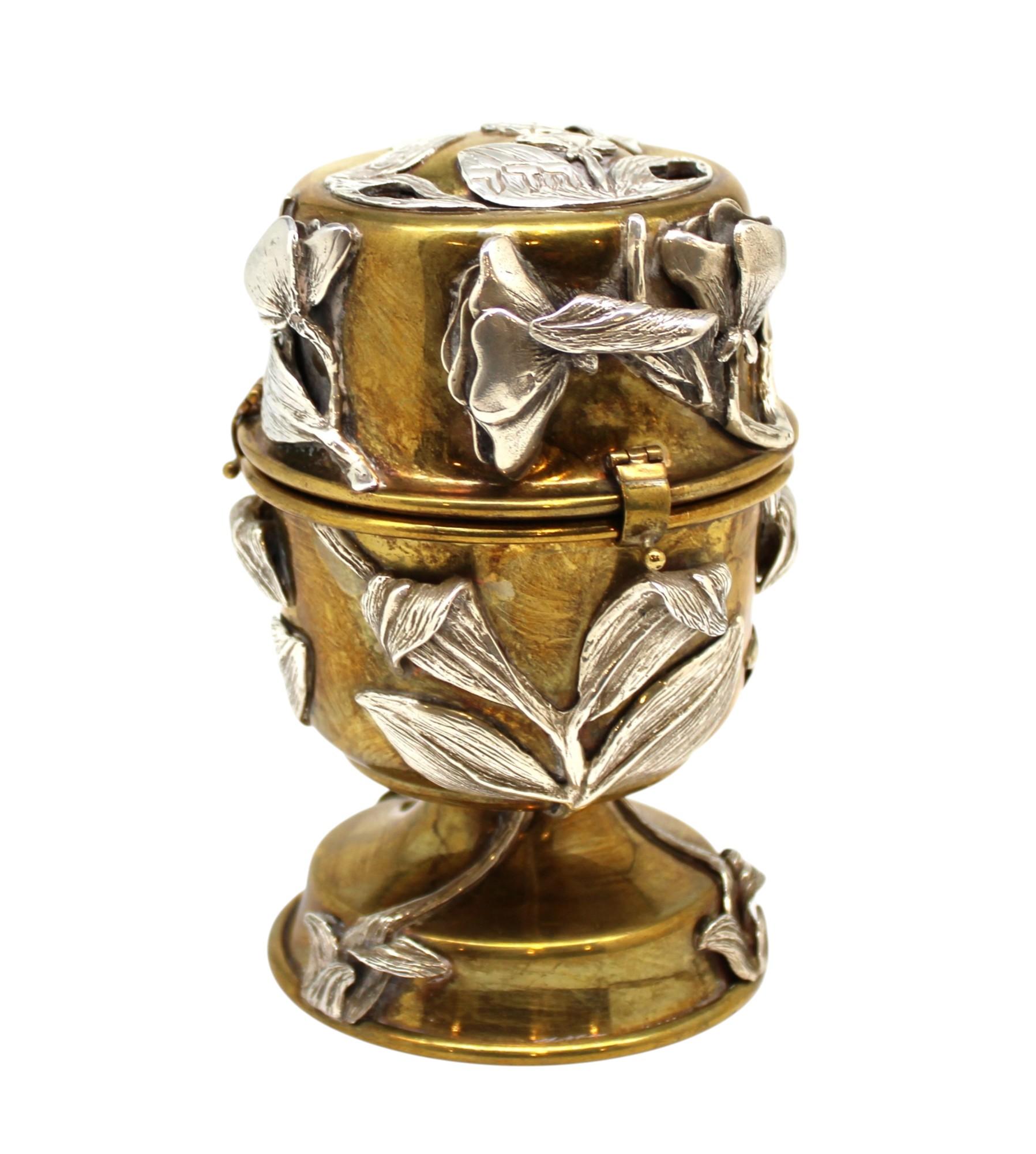 Compendio de criptojudaica de latón y plata de Dudik Swed, Jerusalén 1986 en venta 13