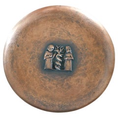 A Brass Dish By Magrit Tevan