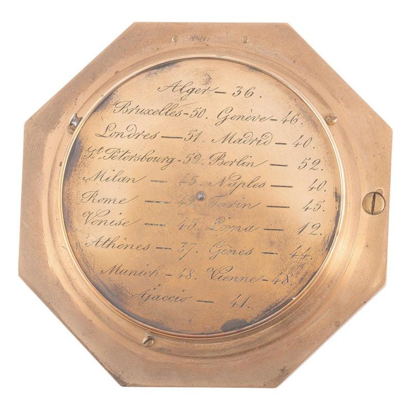 A Brass Equinoctial Dial French 1780ca im Zustand „Gut“ im Angebot in Firenze, IT