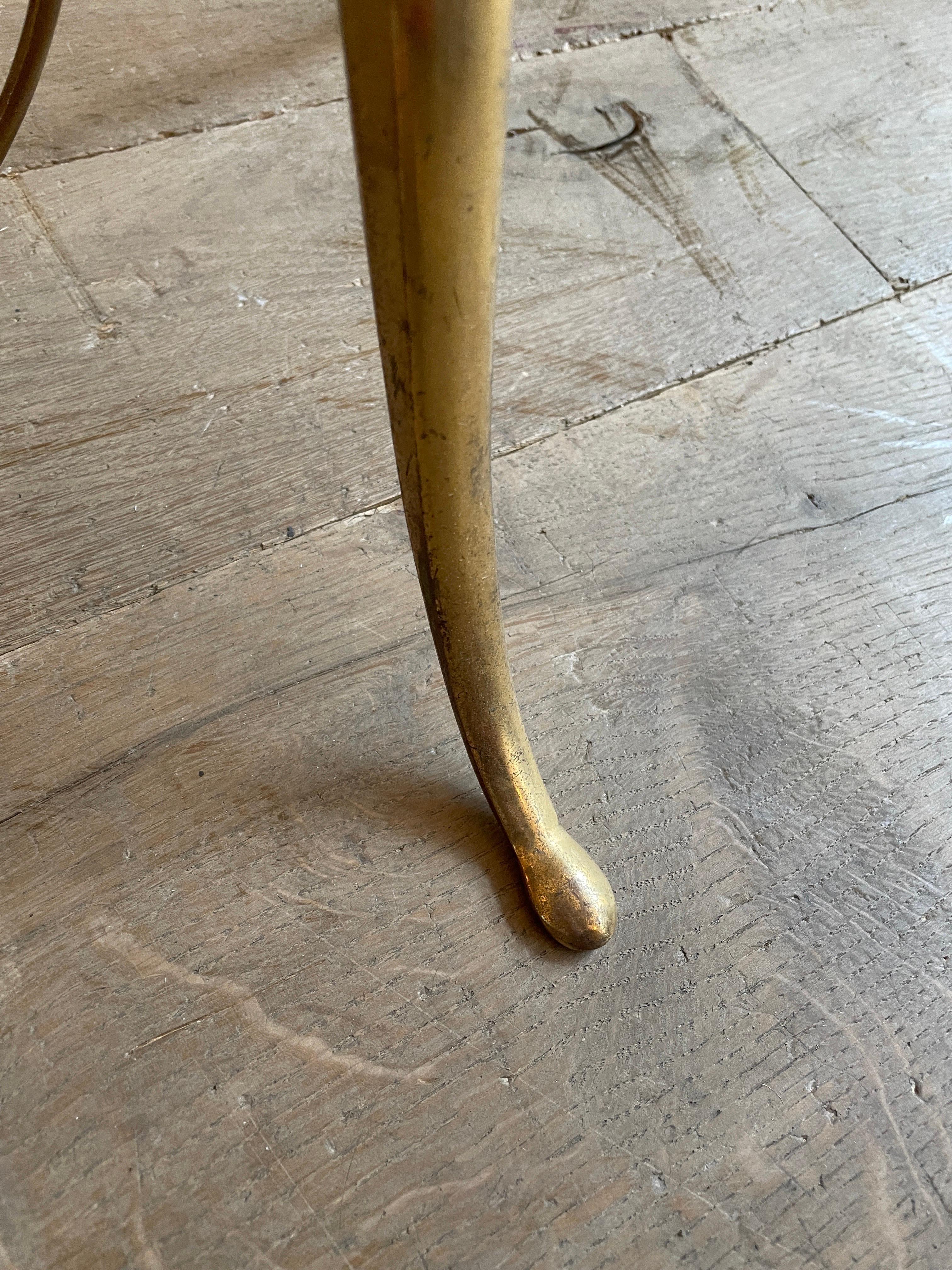 Brass Faux Bamboo French Floor Lamp For Sale 1