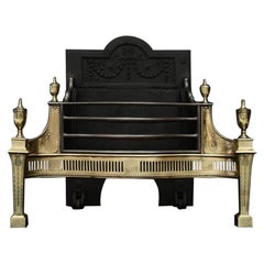 A Brass Firegrate in The Georgian Manner, 19th Century