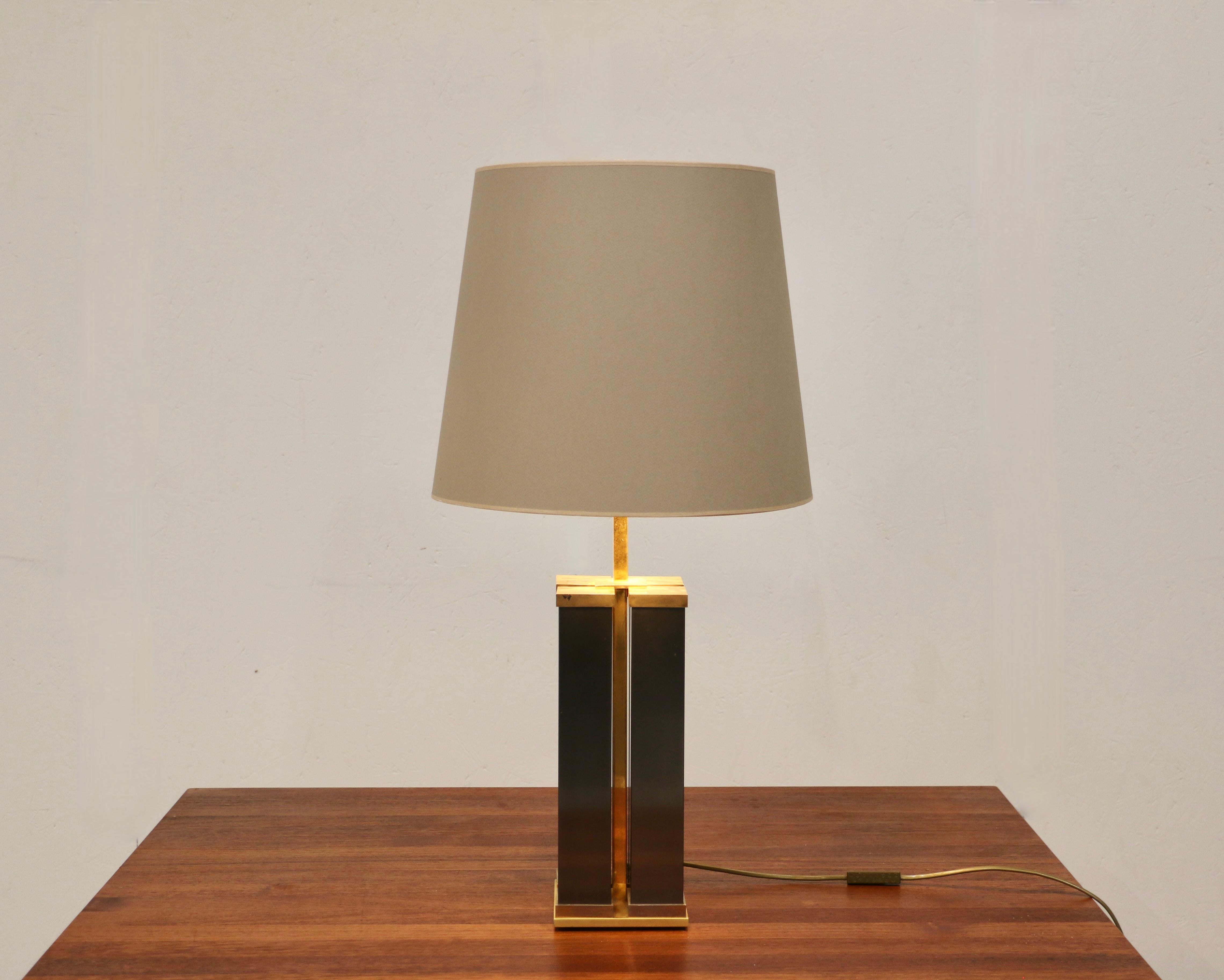 Late 20th Century A brass lamp For Sale