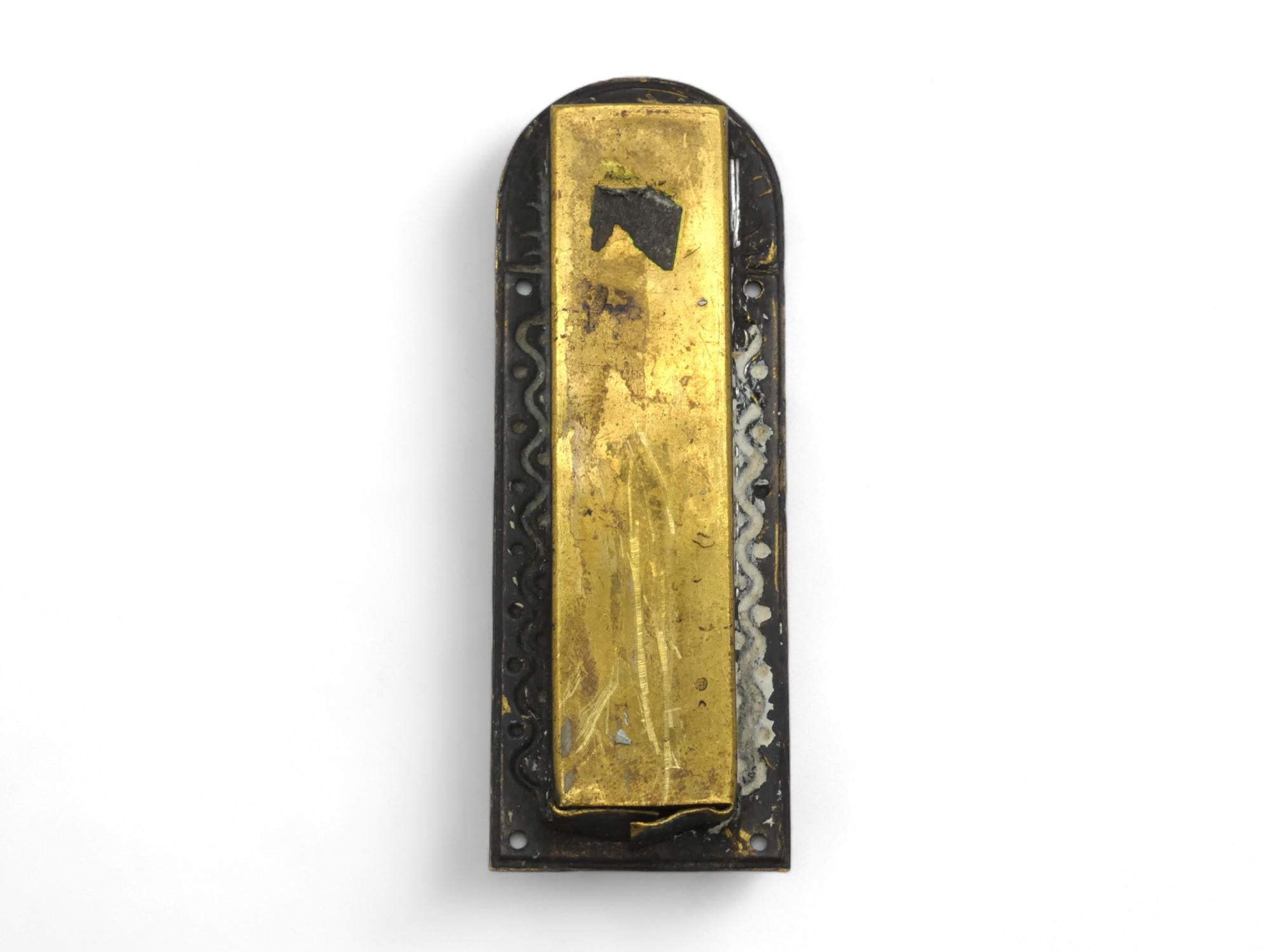 Early 20th Century A Brass Mezuzah Case, Germany Circa 1915