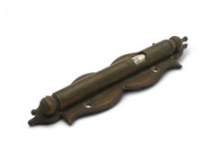 A Brass Mezuzah Case, India Early 20th Century. Judaica
