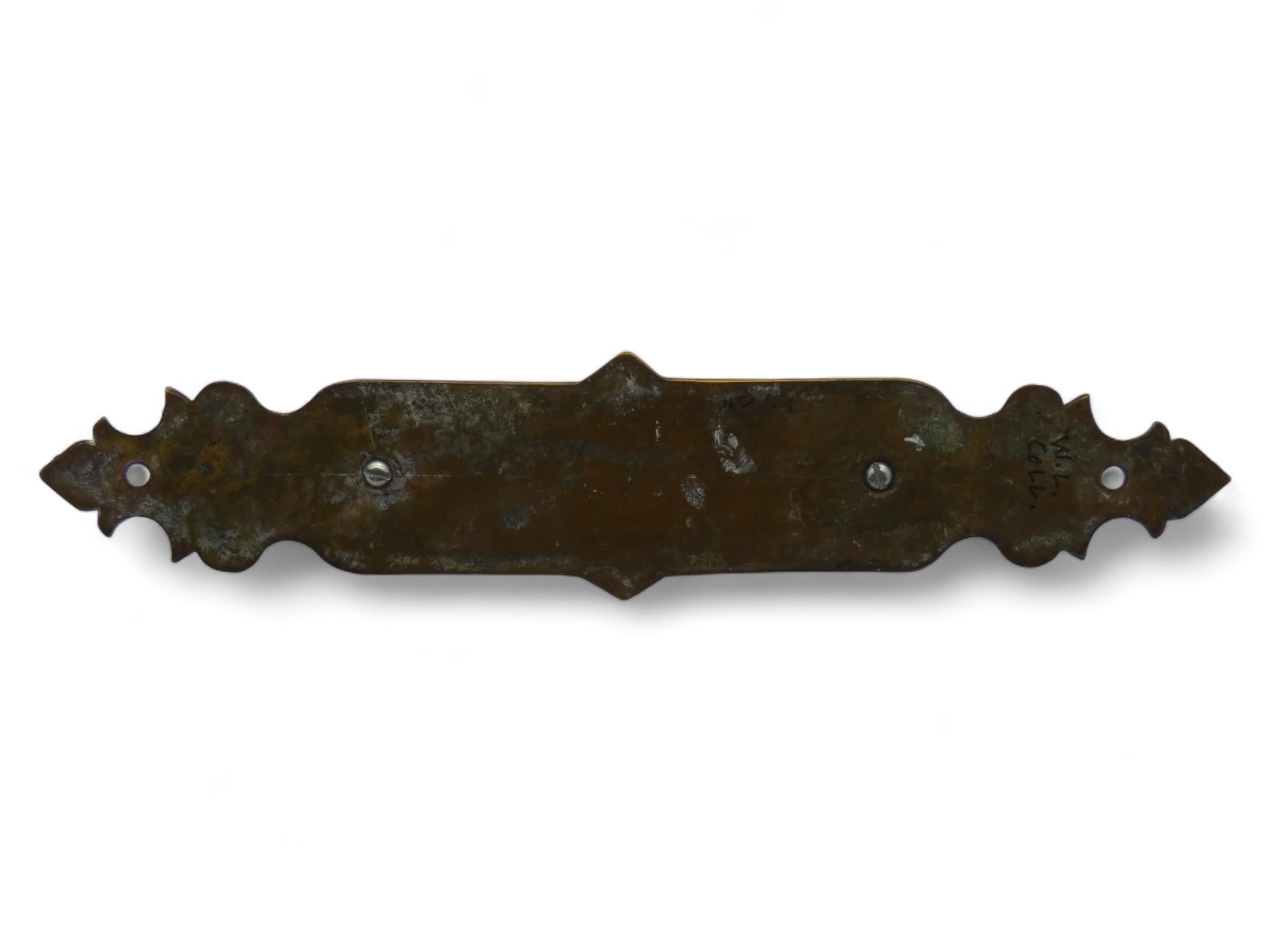 A Brass Mezuzah Case, India Early 20th Century For Sale 1