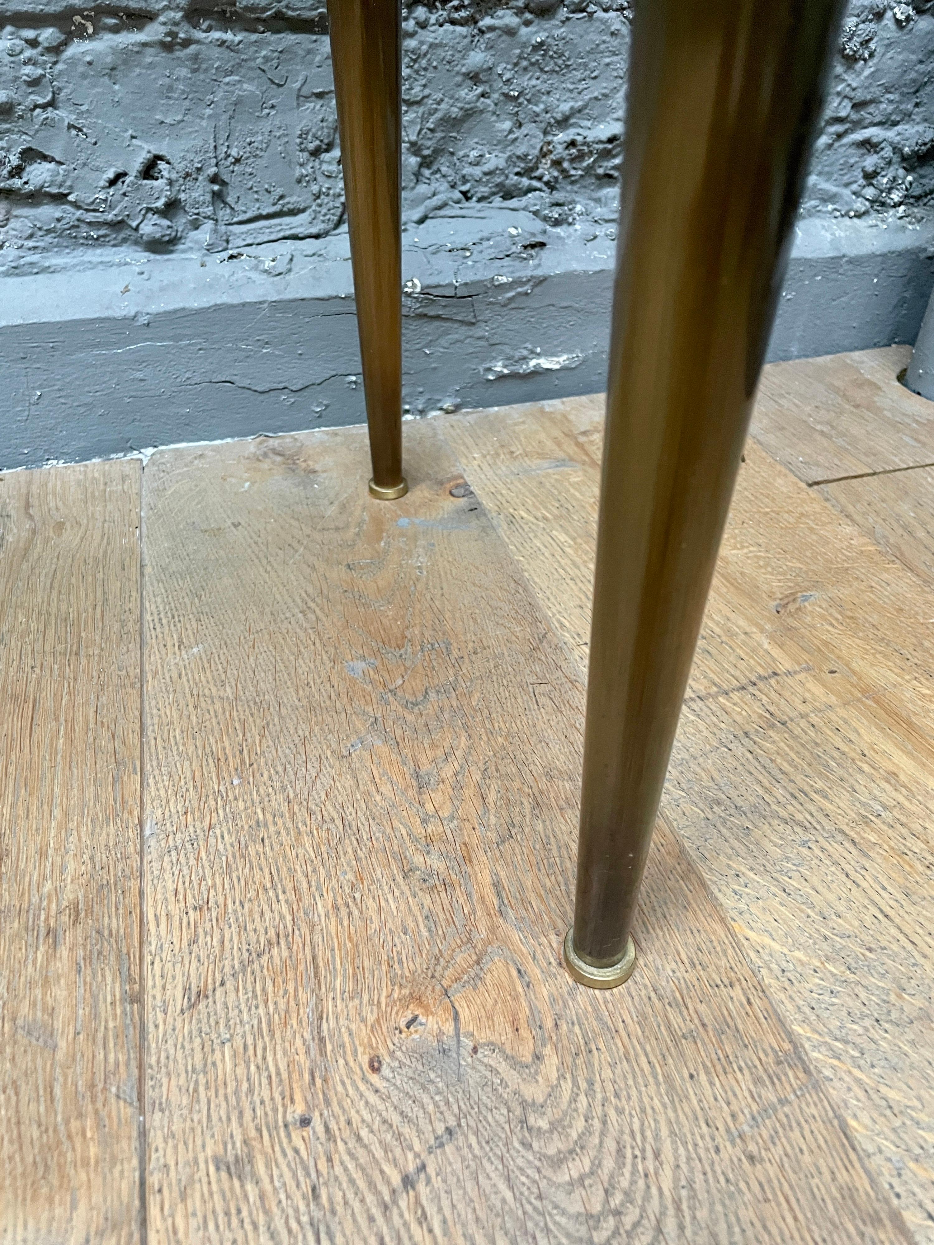 Brass Mid Century Style Console Table In Good Condition In London, GB