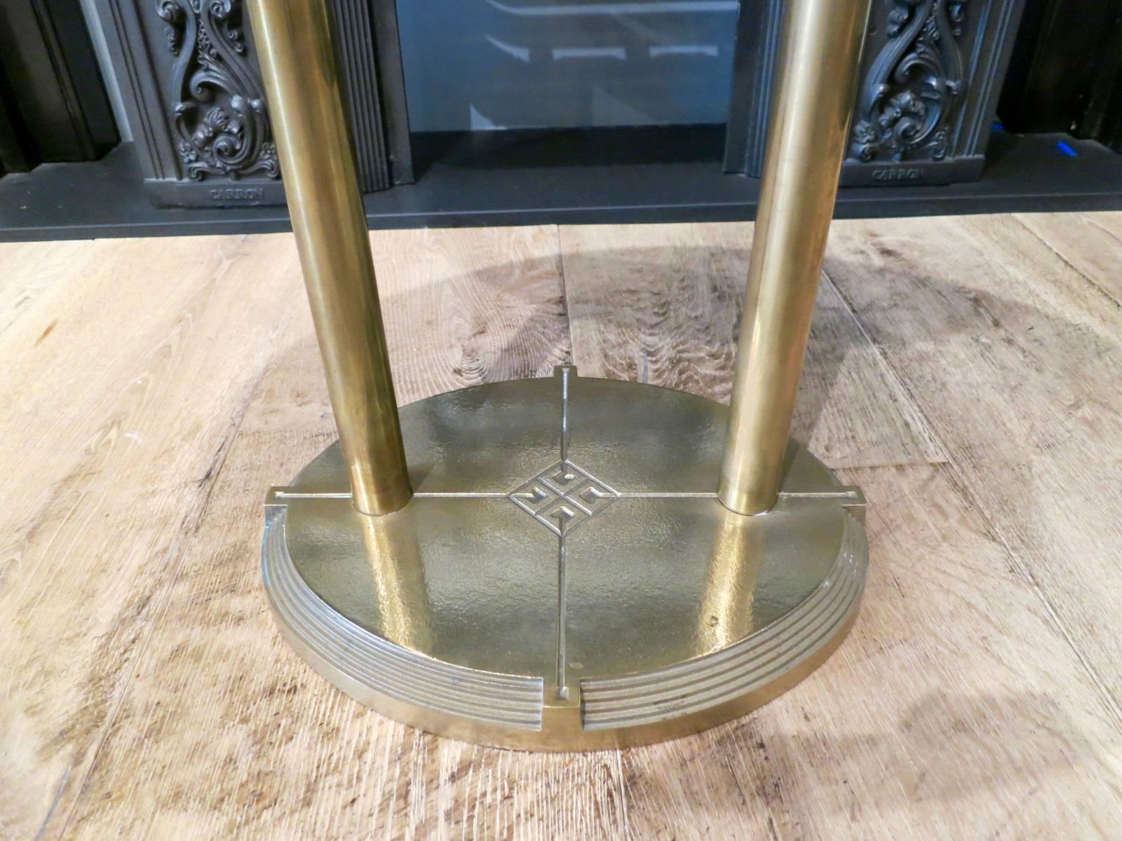Modern Brass Peter Ghyczy Side Table/Chess Table