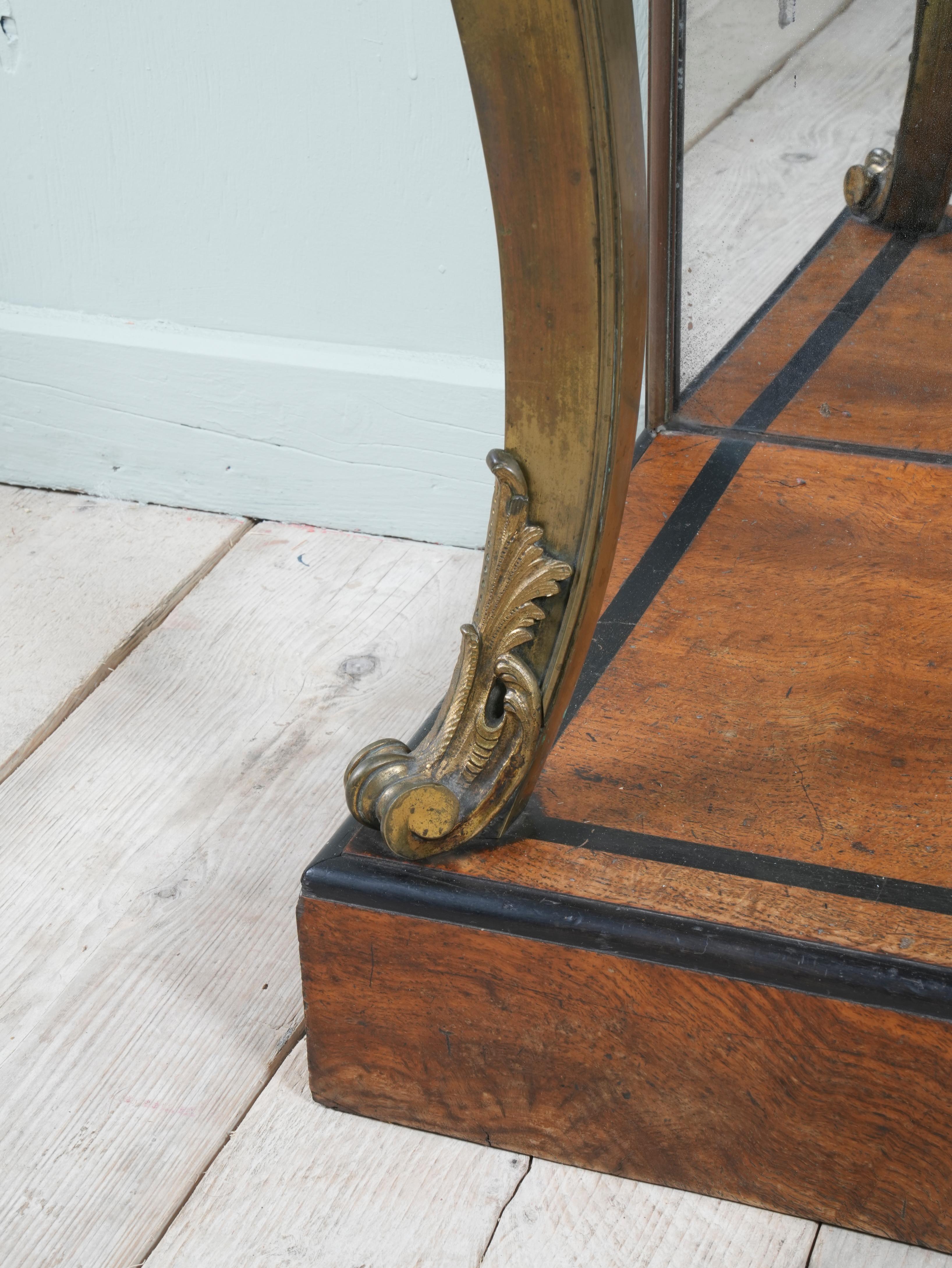 Brass & Scagliola George iv Console Table 6