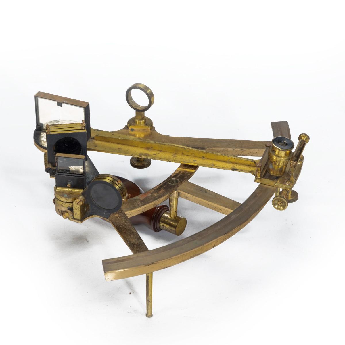 Brass Sextant by William Dolland In Good Condition In Lymington, Hampshire
