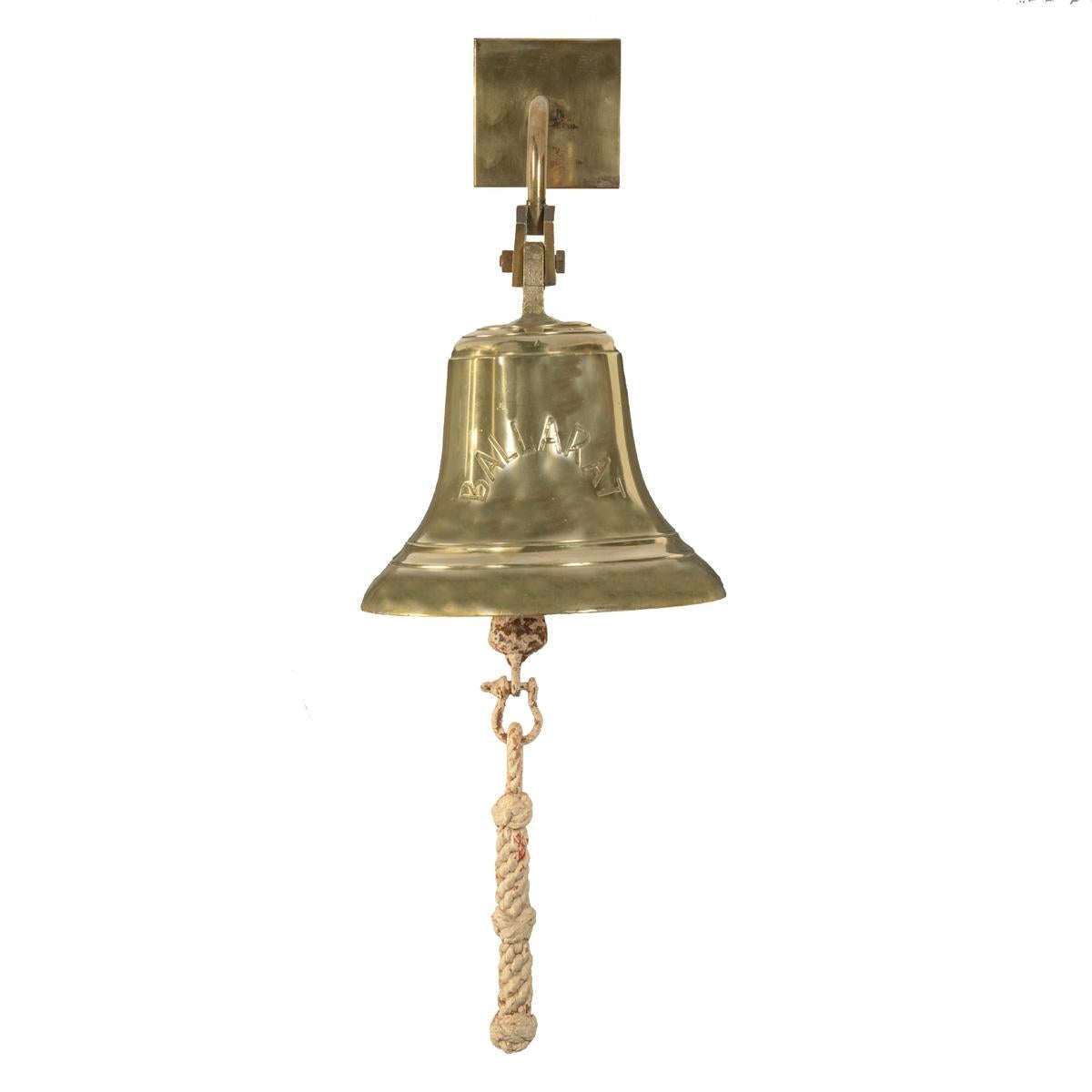Anglais Cloche de navire en laiton du paquebot Peninsular & Orient S.S. Ballarat en vente