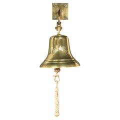 A brass ship’s bell from Peninsular & Orient liner S.S. Ballarat