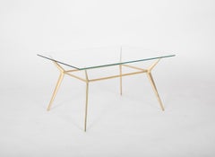 Brass Side or Coffee Table by Gino Sarfatti