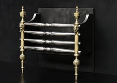 Brass & Steel Firegrate in the Regency Style