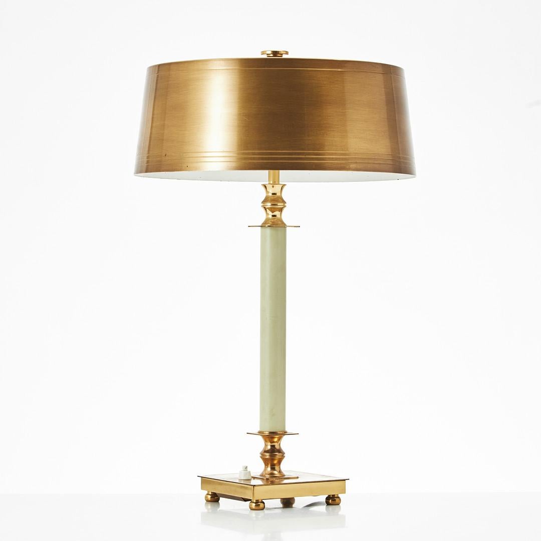 Lampe de table en laiton de Boréns Borås Bon état - En vente à New York, NY