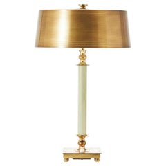 A Brass Table Lamp by Boréns Borås