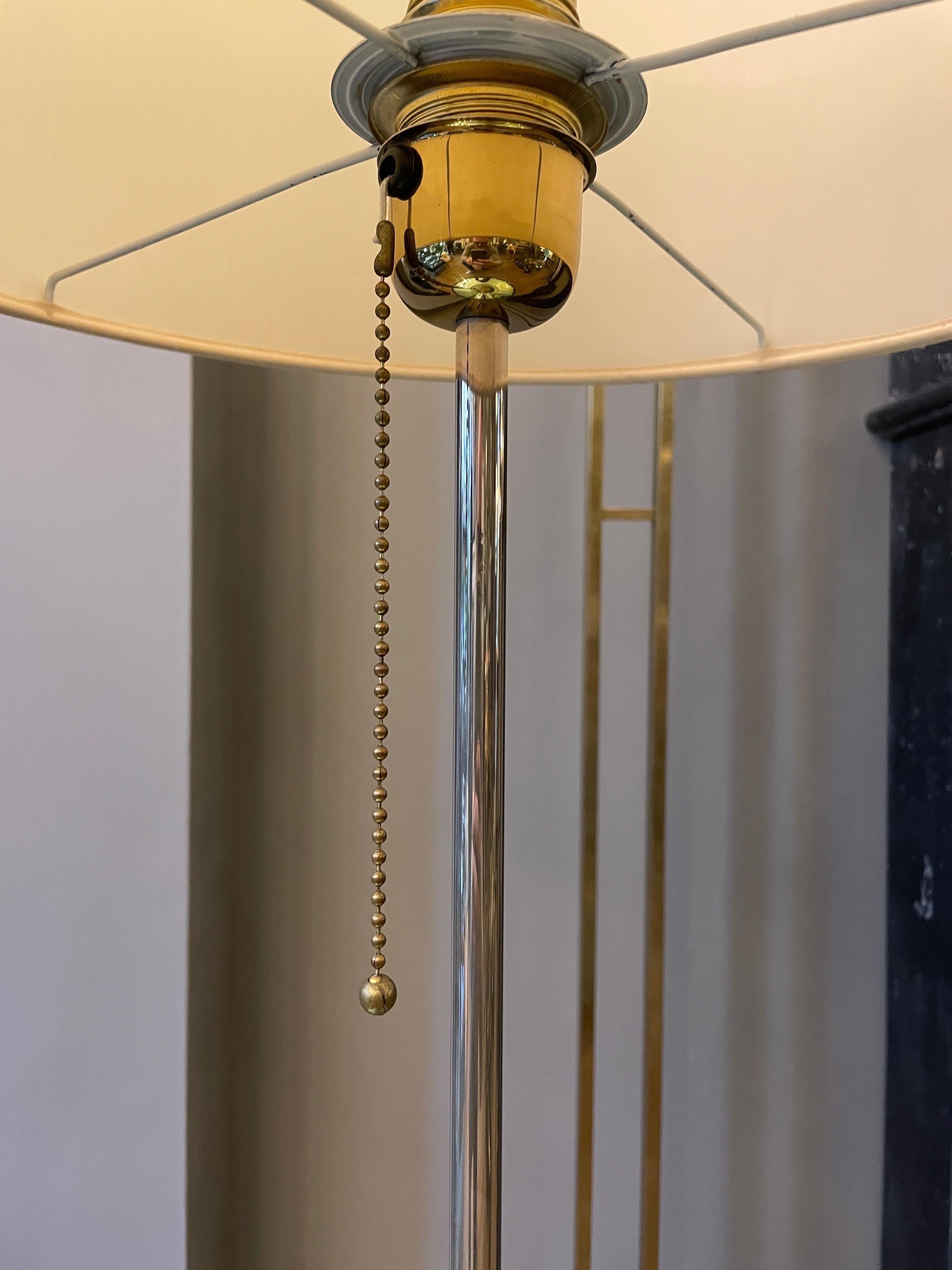 Dutch Brass Table Lamp by Peter Ghyczy