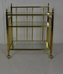 Brass Tea / Serving Cart or Bar Cart