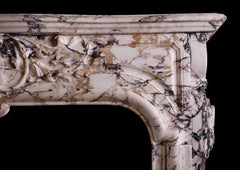 Breccia Louis XIV/XV Transitional Fireplace
