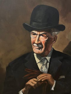 (Untitled) Portrait of A Distinguished Man in A Bowler Hat