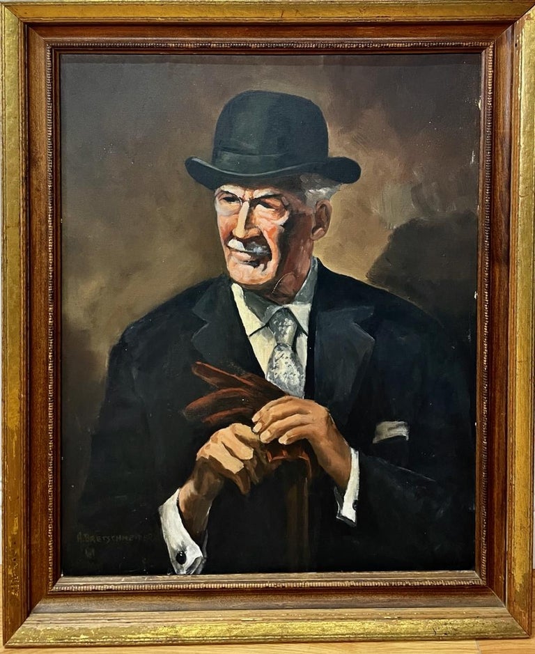 Bowler Hat Apple Painting Man Bowler Hat Apple Magritte 