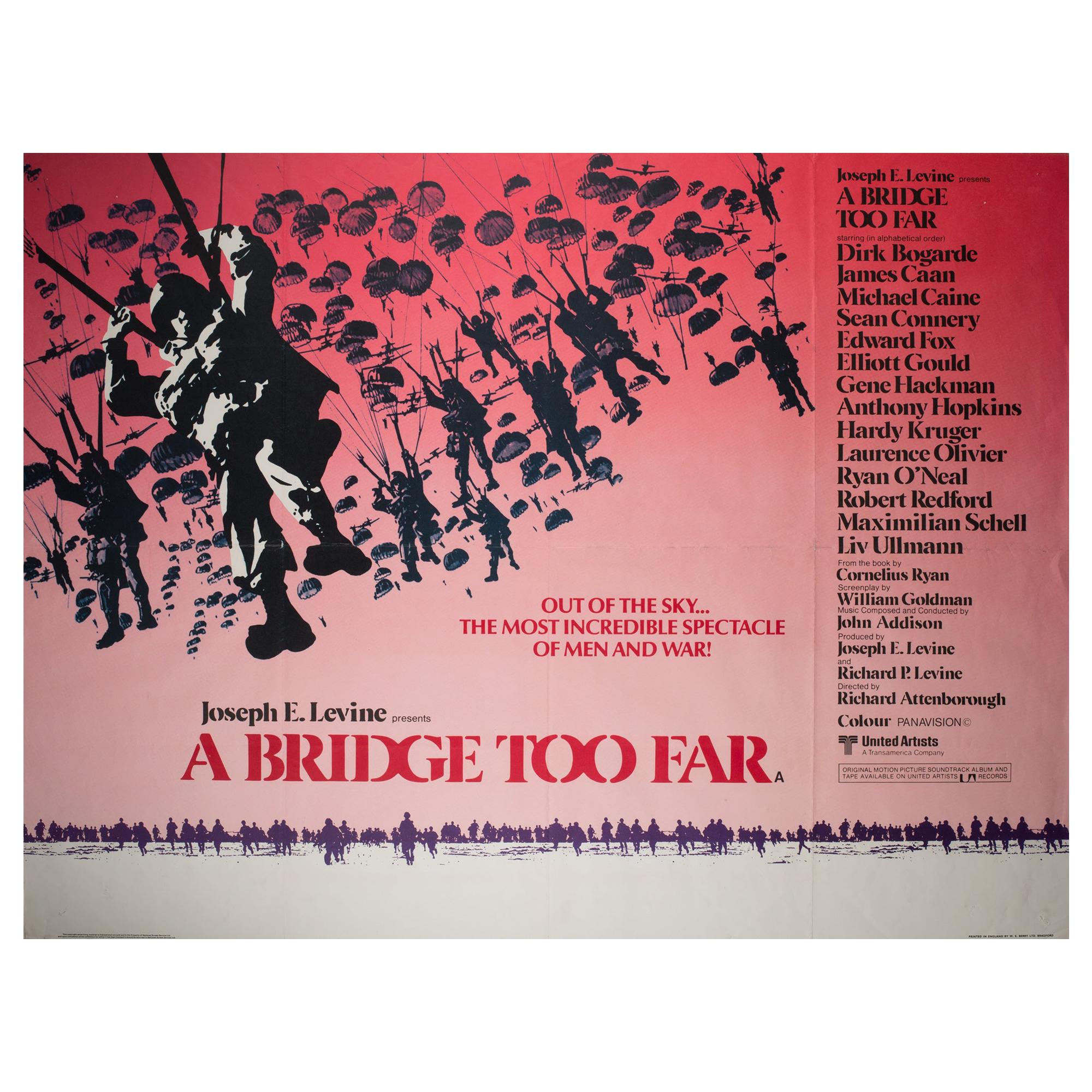 A Bridge Too Far 1977 UK Quad Style B Film Poster