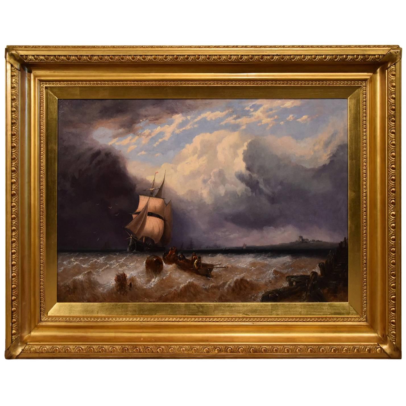 "A Brigantine off Tilbury" by George Stainton For Sale
