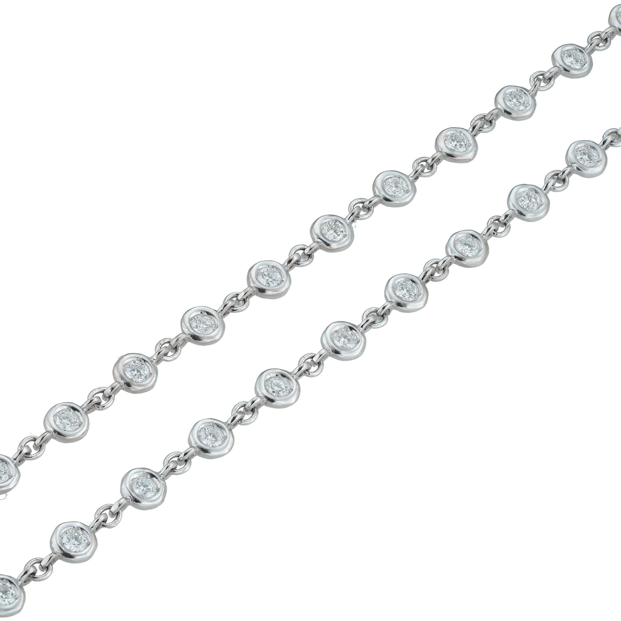BrilliantCut DiamondSet Spectacle Chain at 1stDibs