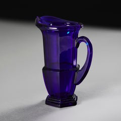 A Bristol Blue Glass Water Jug