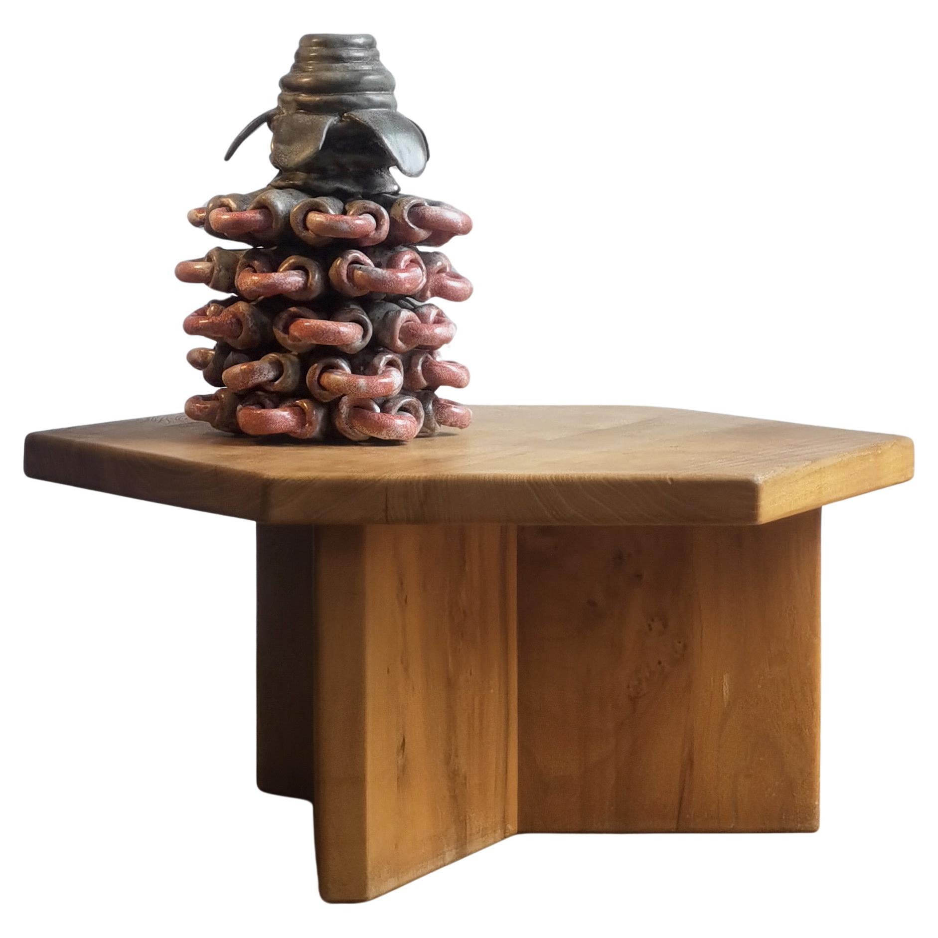 A BRITALIST POSTMODERN Ceramic Grès SCULPTURE by ANTOINE TAROT France 2010 For Sale