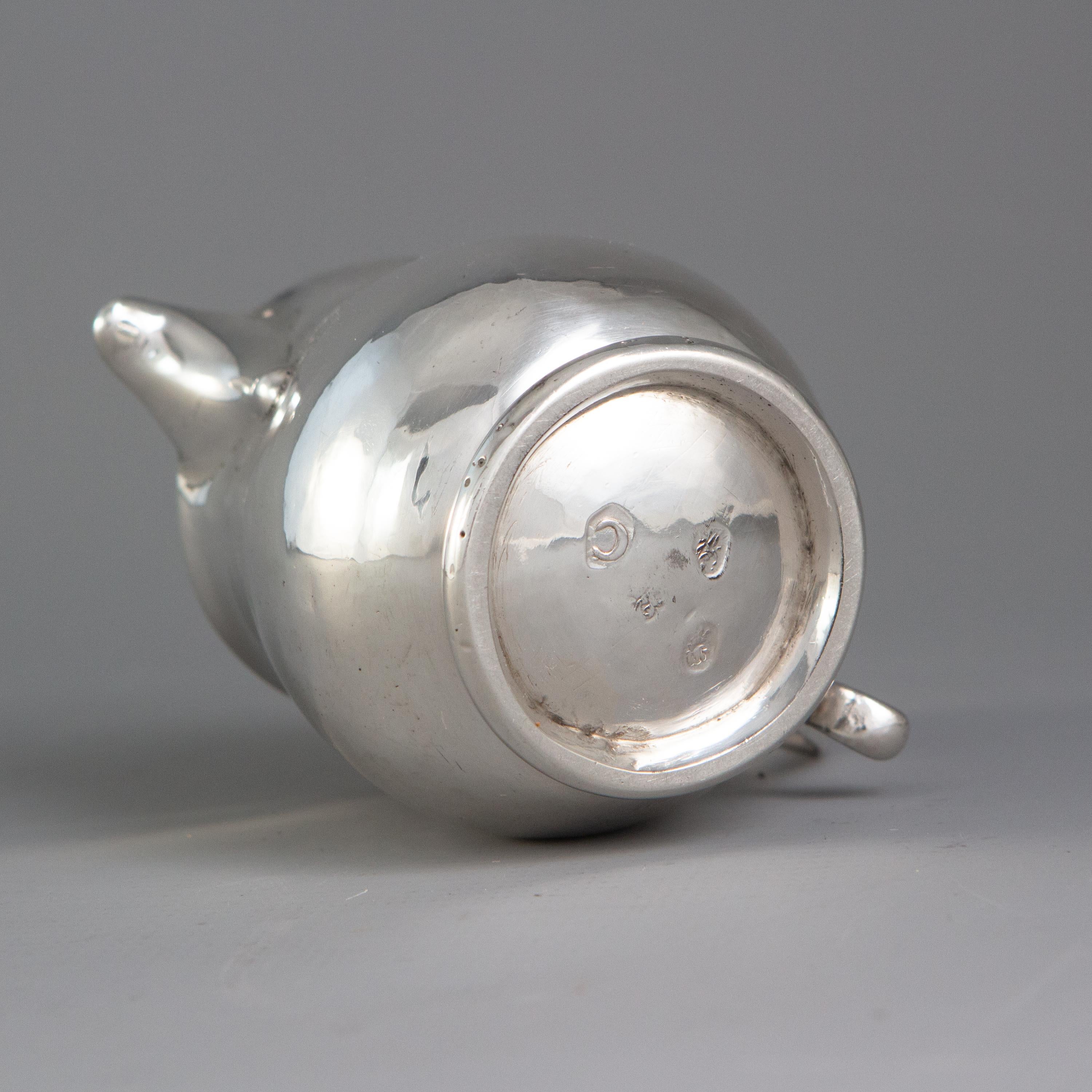 English Britannia Silver George I Sparrow Beak Cream Jug, London, 1718