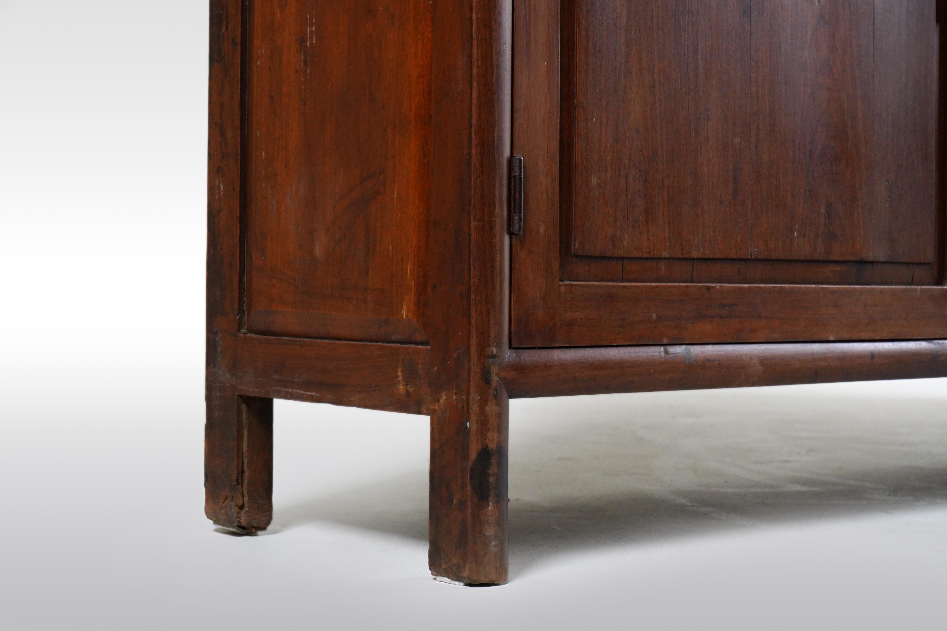 A British Colonial Art Deco Teak Bookcase with Lower Storage  6