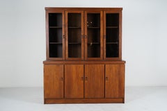 A British Colonial Bookcase with Bottom Storage