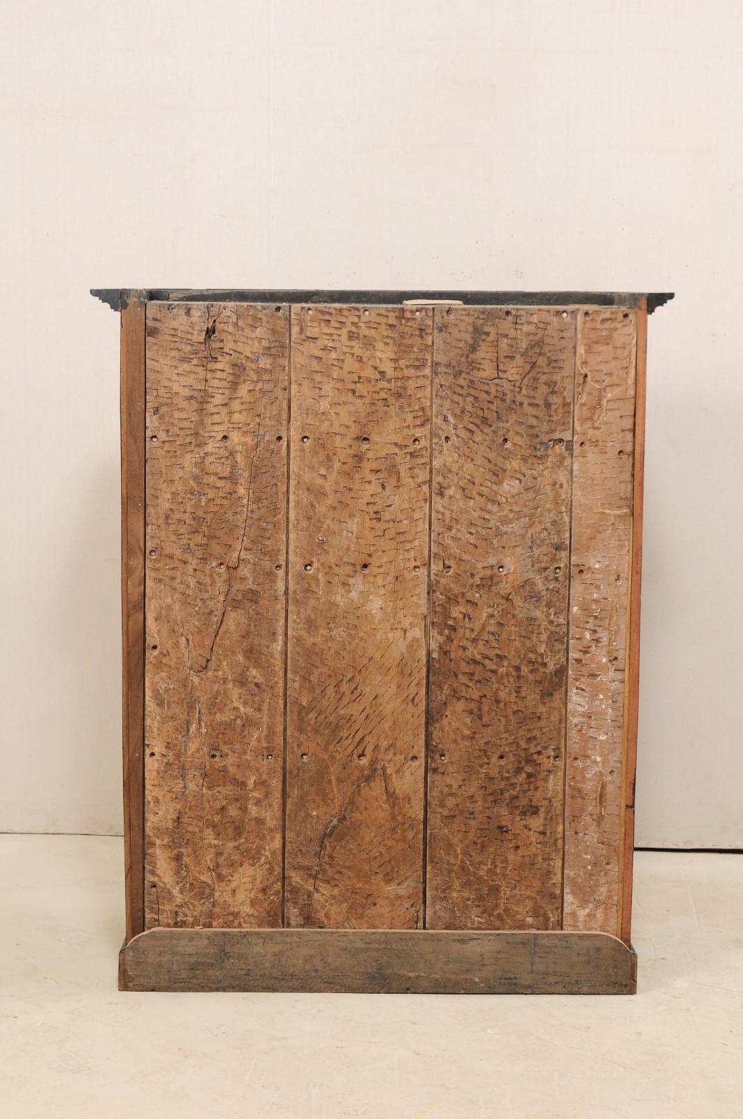 British Colonial Ebonized Wood Cabinet from Mid-20th Century 5