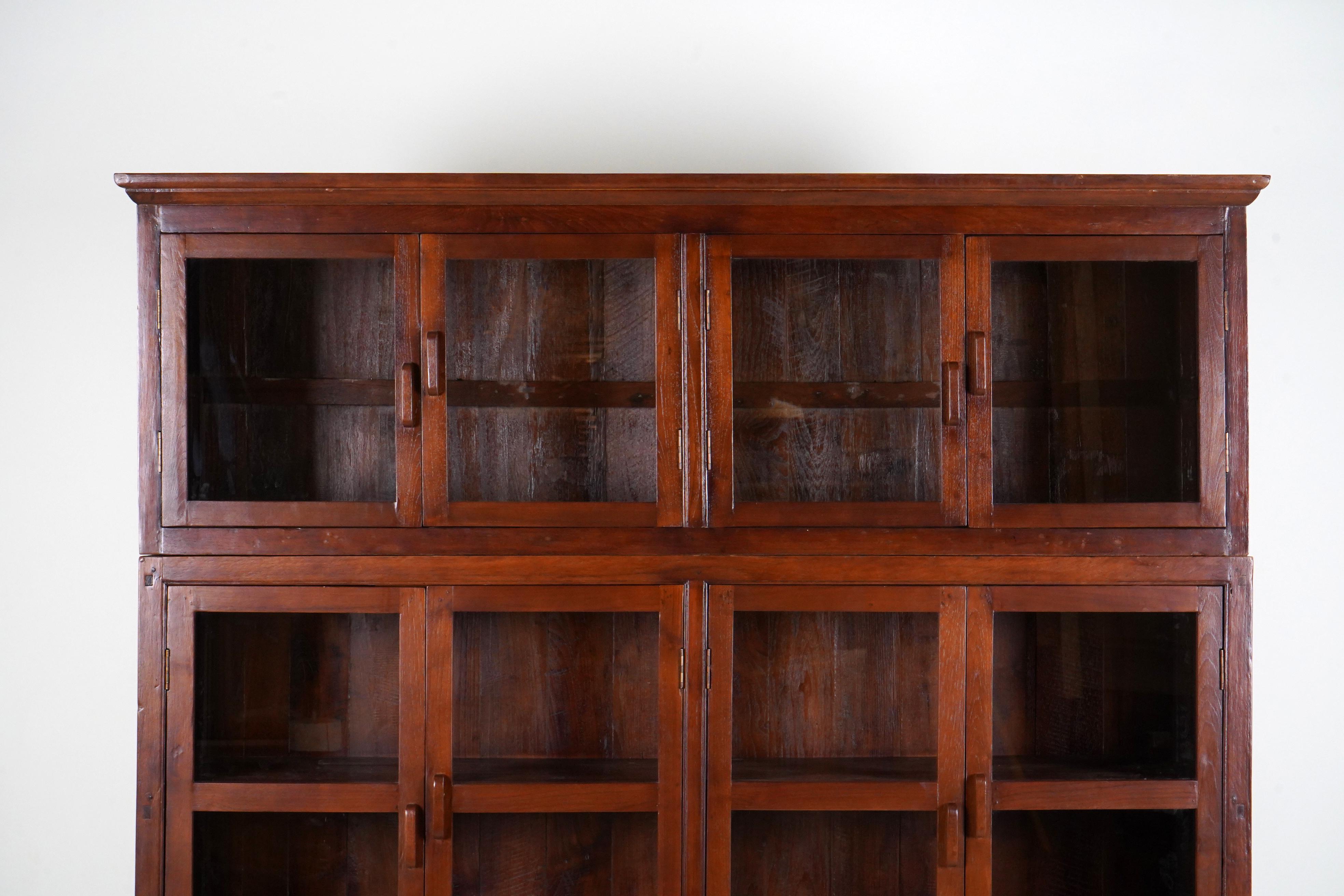 A British Colonial Teak Wood Bookcase 5