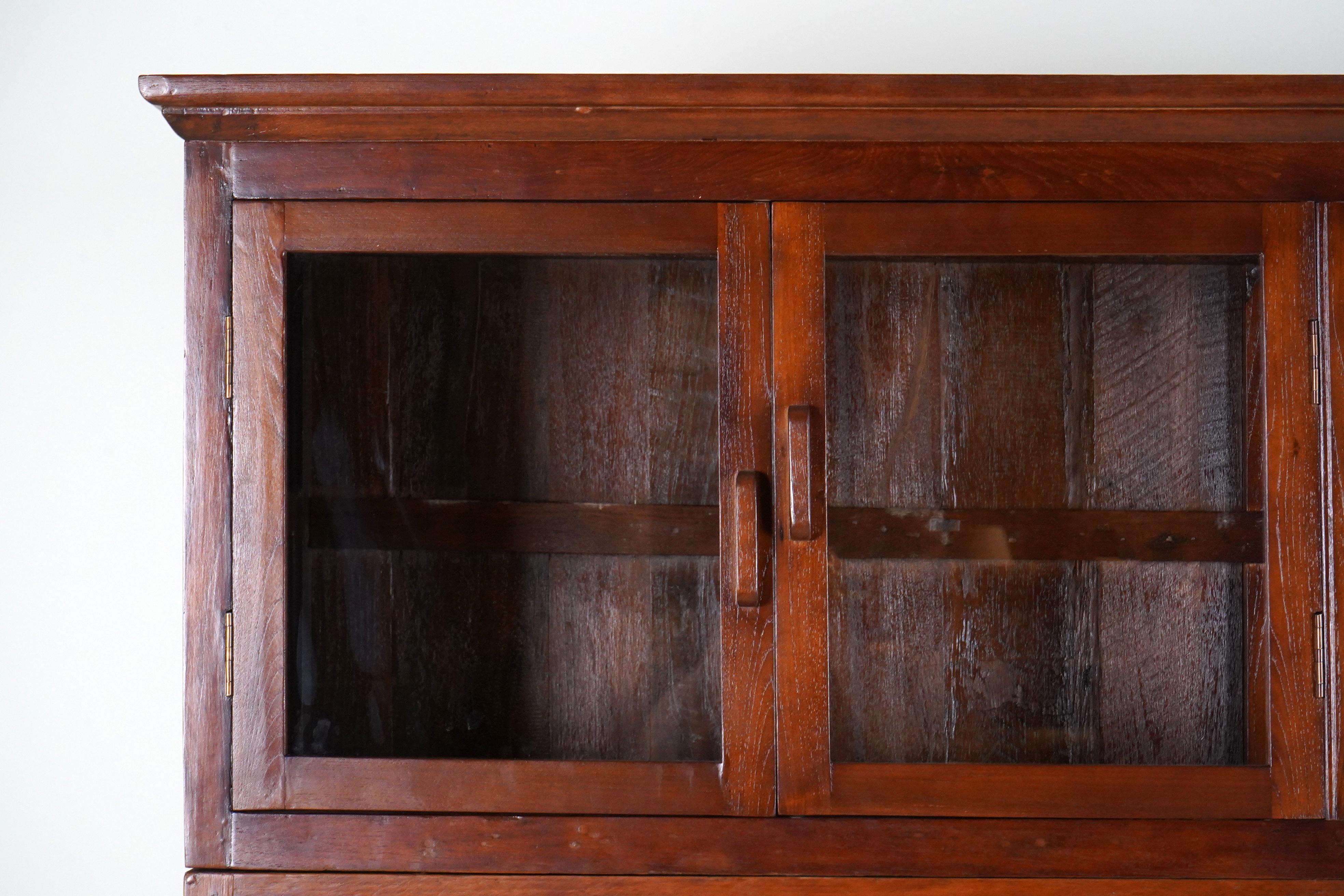 A British Colonial Teak Wood Bookcase 7