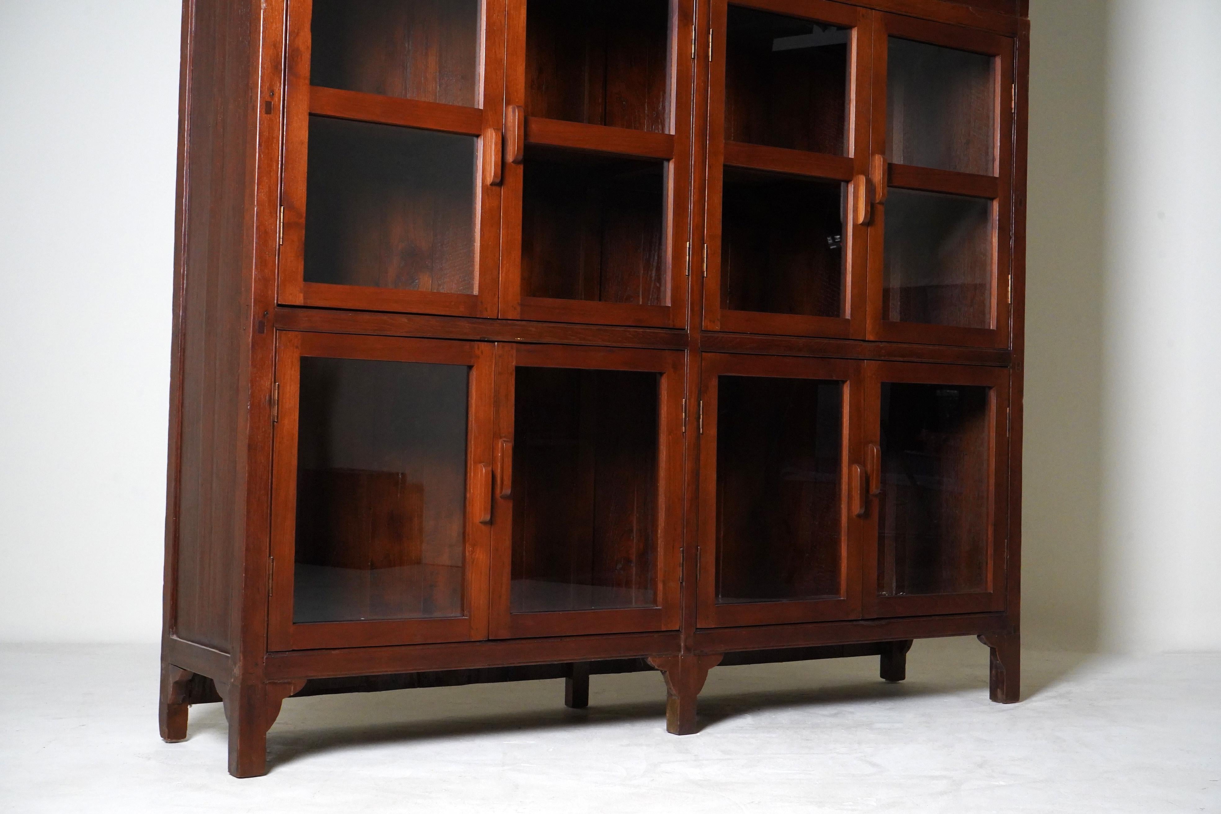 A British Colonial Teak Wood Bookcase 10