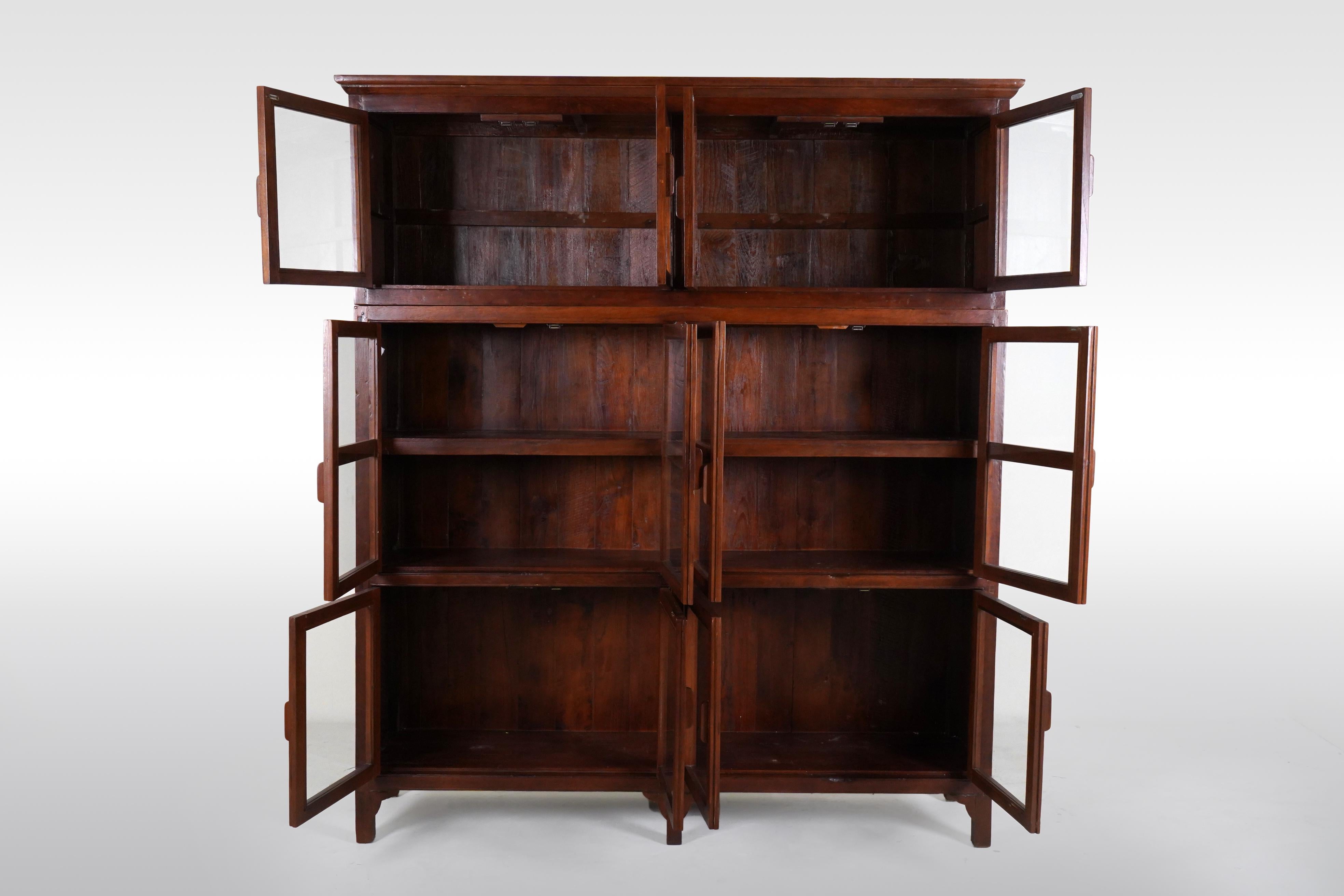 A British Colonial Teak Wood Bookcase 1